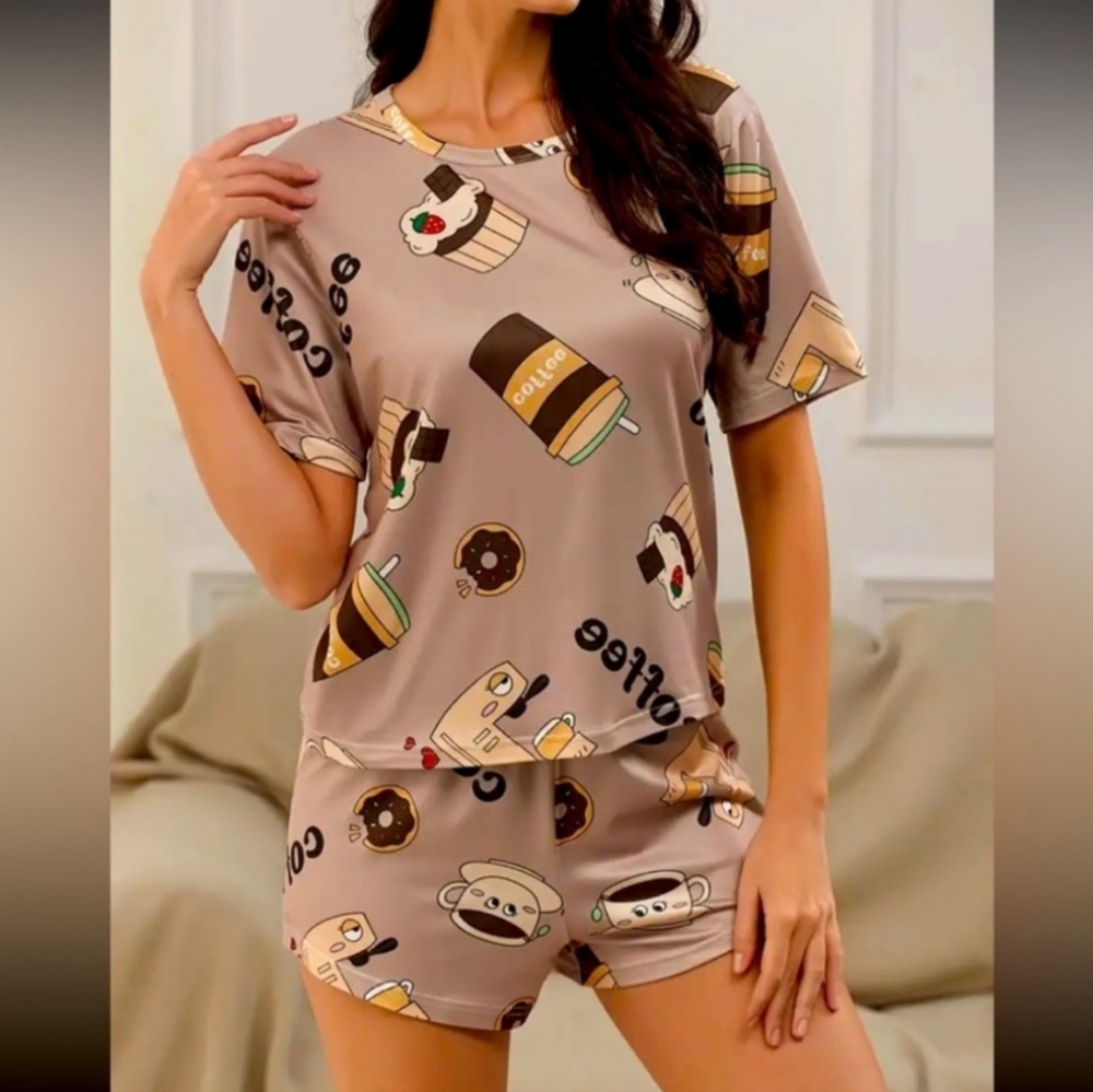 Cake & coffee PJS set